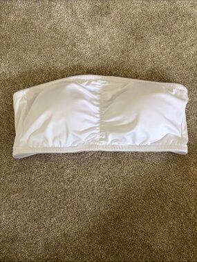 SHEIN White Strapless Bandeau Bra